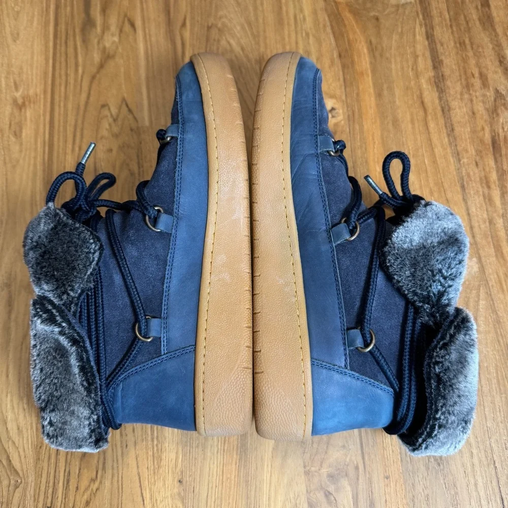 Suede Winter Boots Women’s 37 (US 6) Joules Charlton Boots Fold-Over Faux Fur